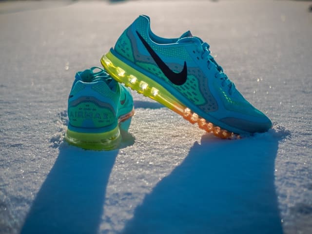 Blue Nike Shoes